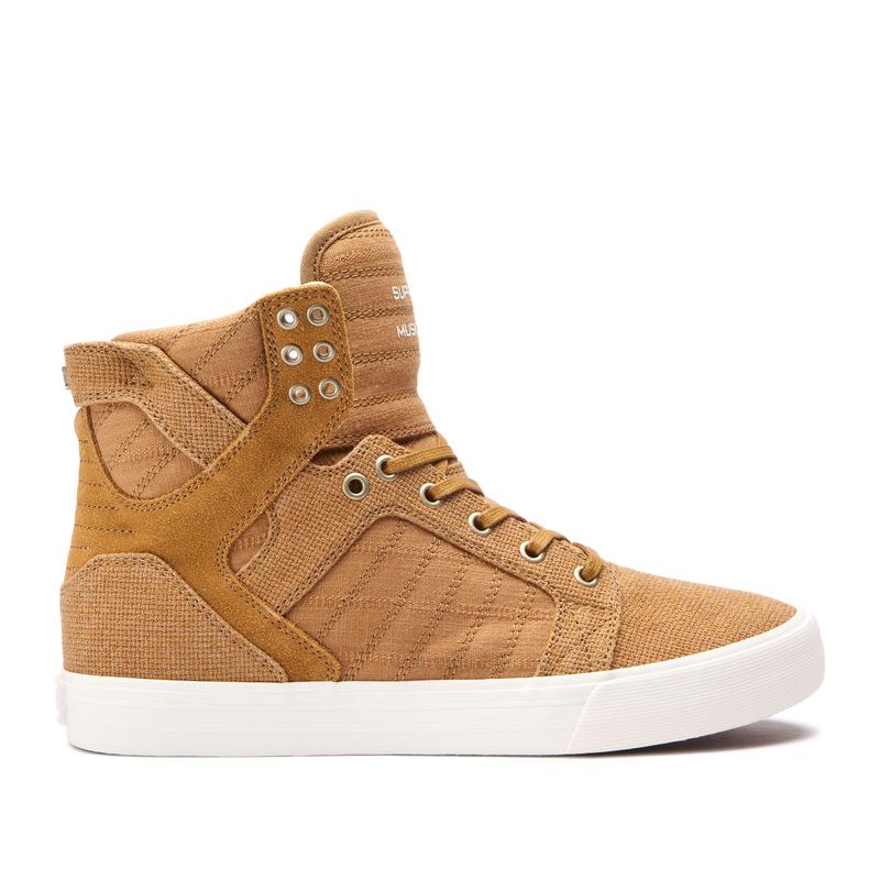 Zapatillas Altas Supra Argentina Hombre - SKYTOP Marrones (HMJER-0531)